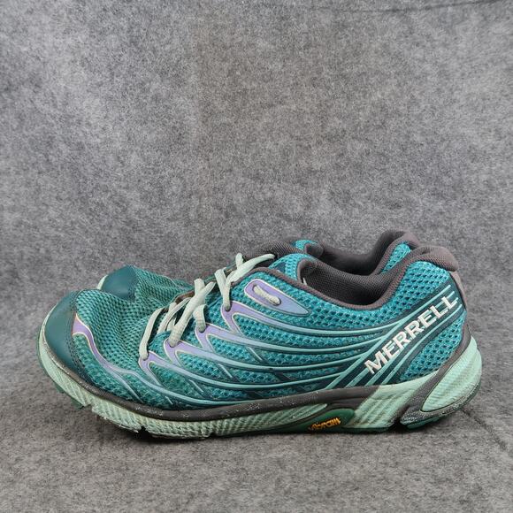 Merrell Shoes Womens 8.5 Athletic Trainer Bare Access Arc 4 Trail Running Blue - Picture 6 of 16